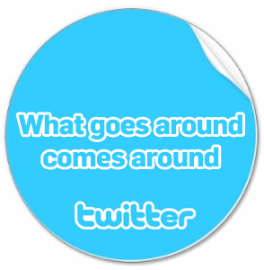 twitter-karma Don't be mean and you'll be fine on Twitter...